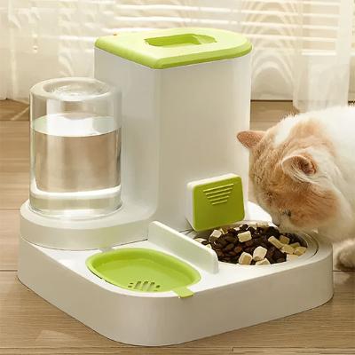 Distributeur automatique de croquettes pour chat - double
