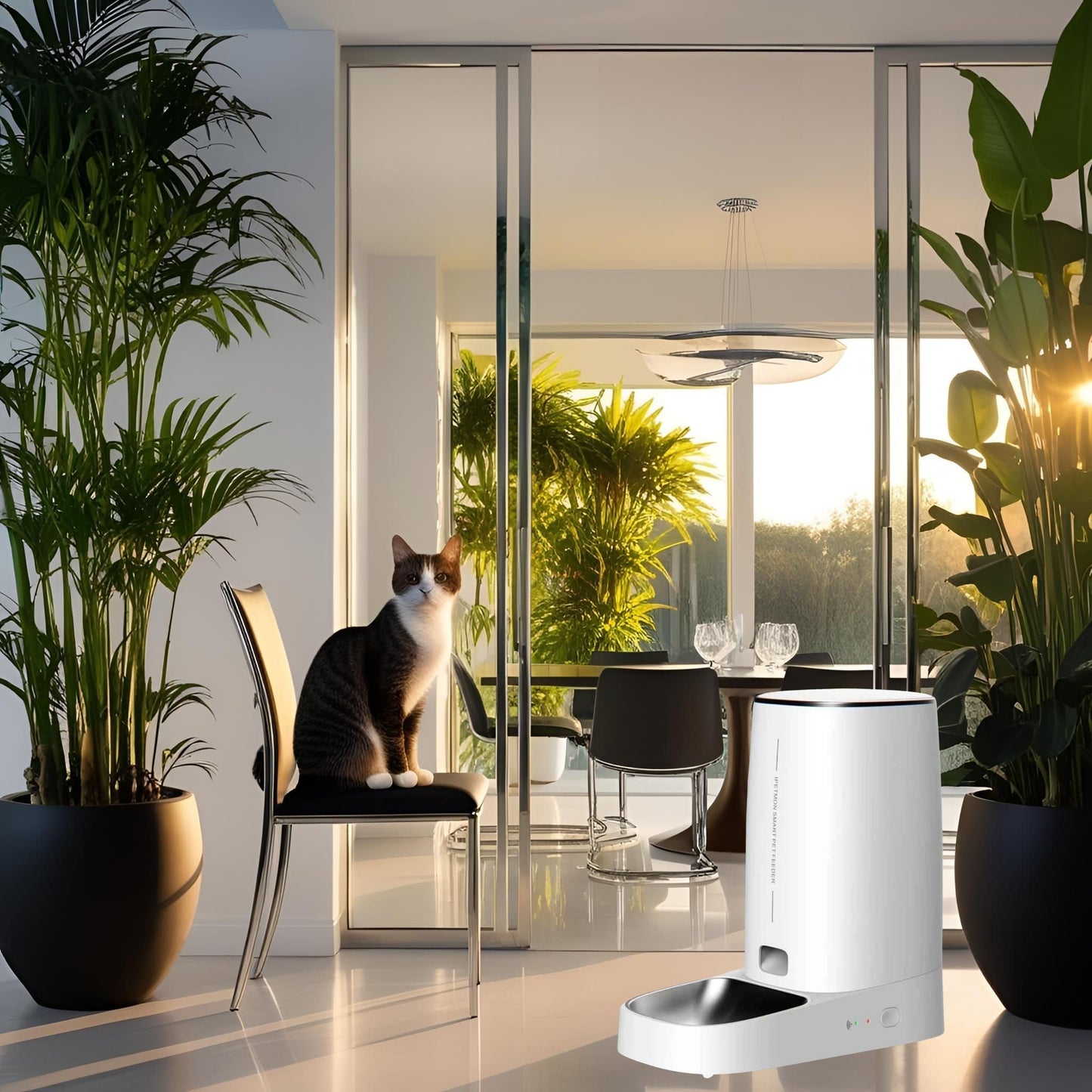 Distributeur croquette chat automatique