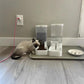 Distributeur croquettes chat - ensemble eau