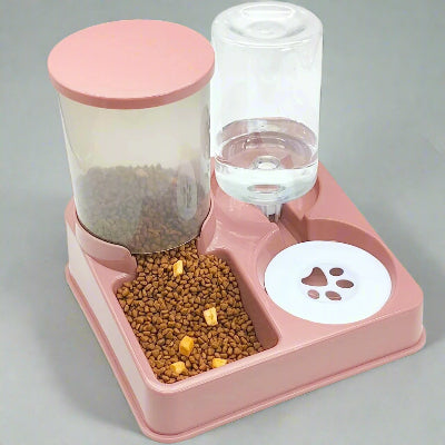 Distributeur croquettes chat - 2-en-1