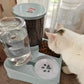 Distributeur croquettes chat - 2-en-1