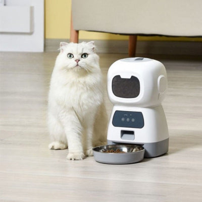 Distributeur de croquettes pour chat - programmable