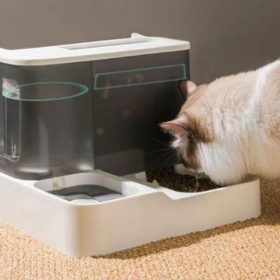 Distributeur de croquettes pour chat - 2,8L