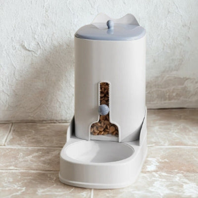 Distributeur de croquettes pour chat | Automatique plus eau
