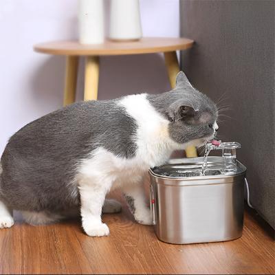 Fontaine à eau chat - Acier Inoxydable