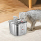 Fontaine à eau chat - Acier Inoxydable