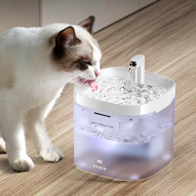 Fontaine à eau chat - transparente