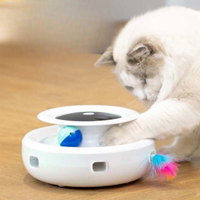 Jouet pour chat intelligent et rotatif | Interactiv'Fun™