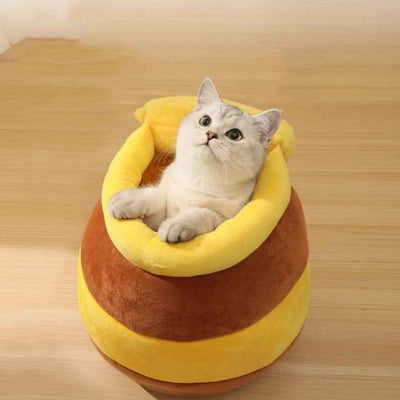 Lit pour chat - Pot de miel